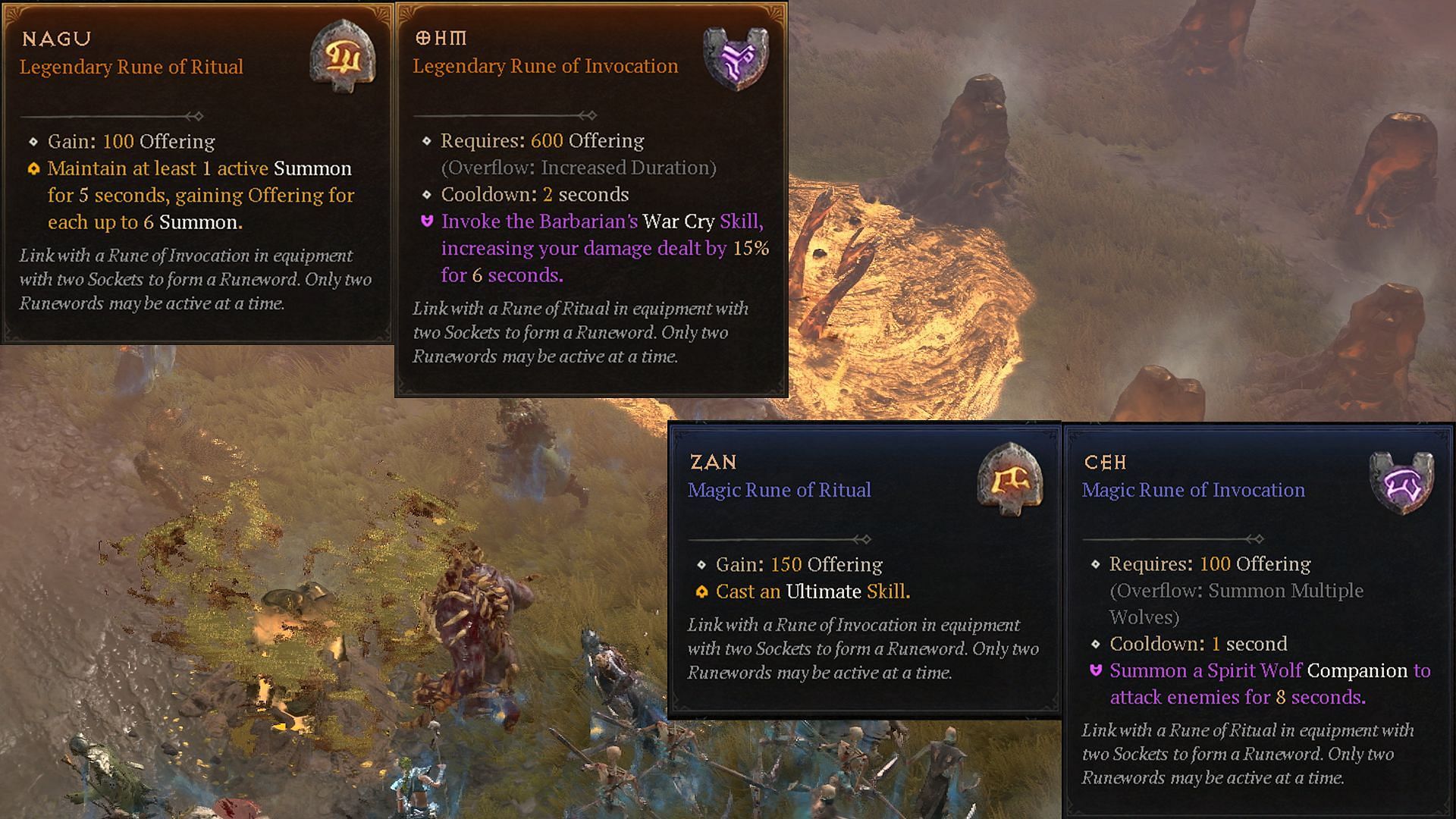 Adding well synergized Rune words can boost your builds to a higher level (Image via Blizzard Entertainment)